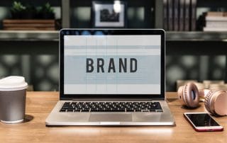 Brand on Macbook screen